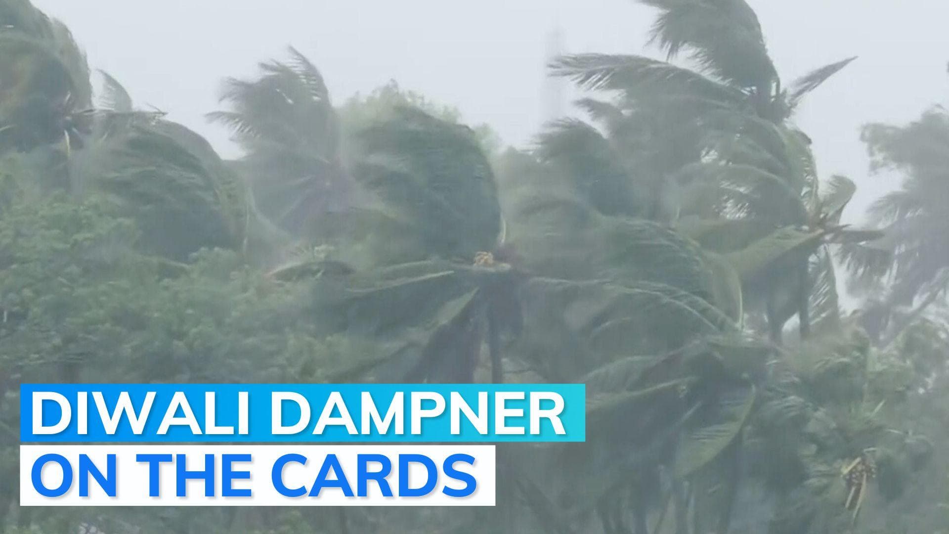 Rains, stormy conditions in parts of eastern of India over Diwali weekend