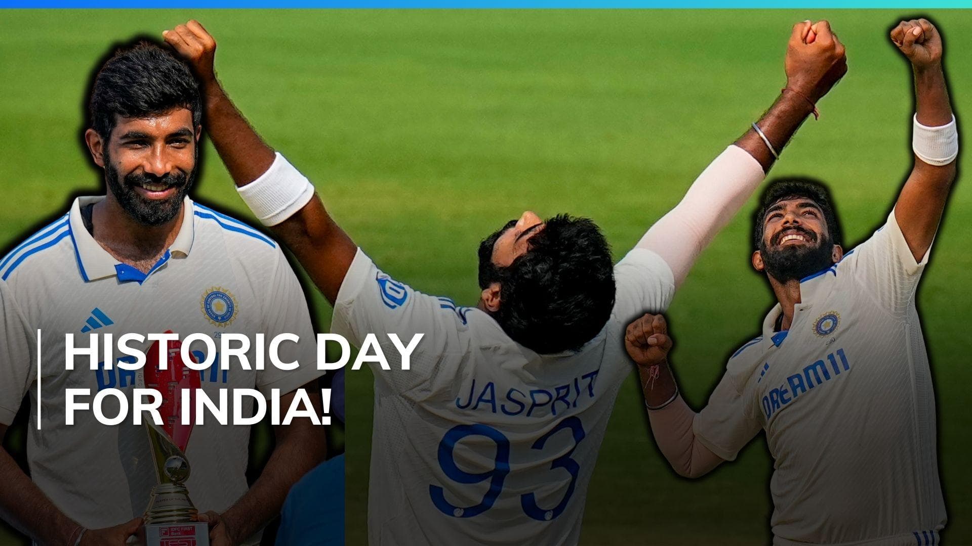 Jasprit Bumrah becomes 1st India pacer to climb to the top of ICC Test bowling rankings