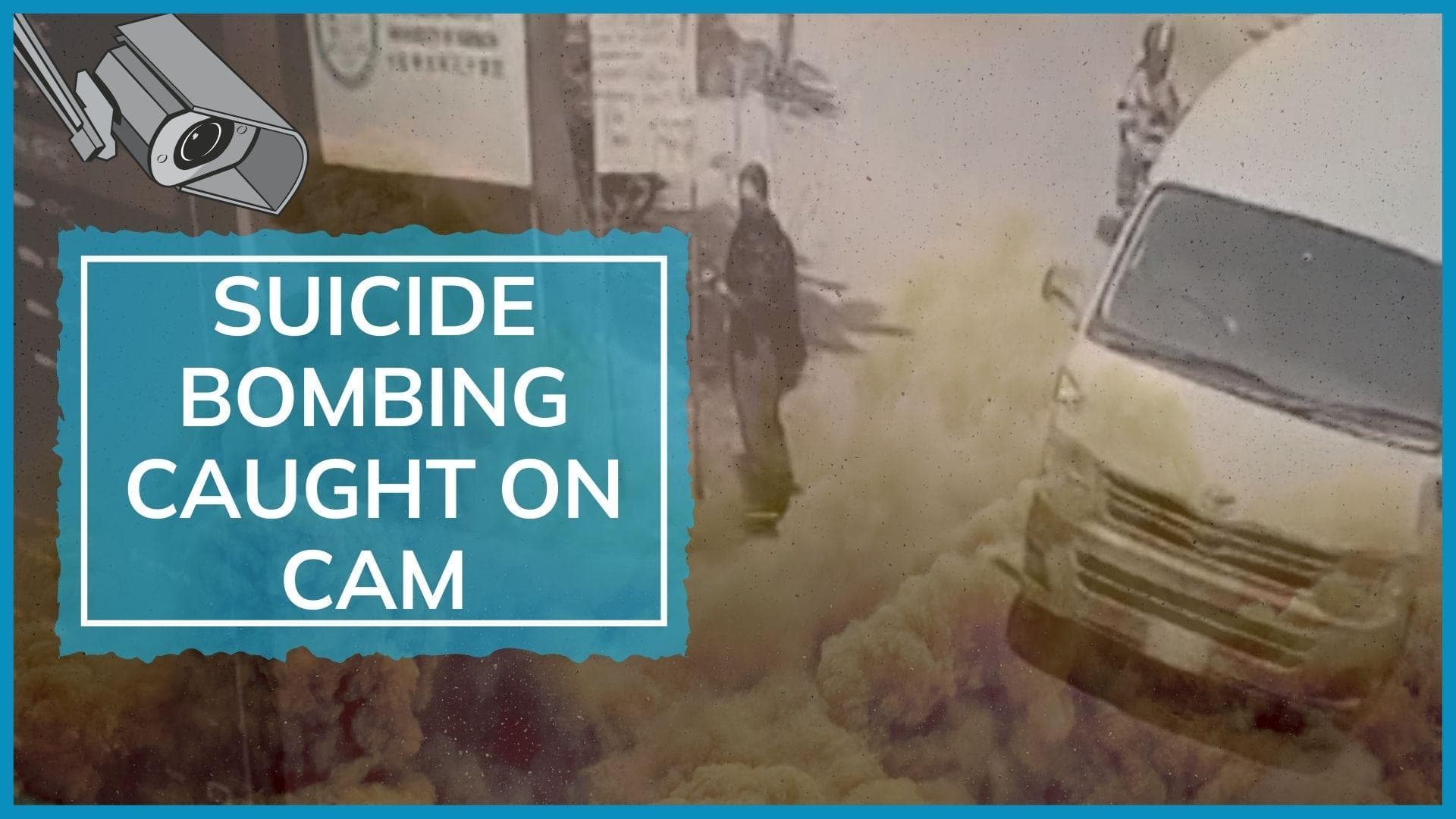 CCTV of Pakistan suicide bombing: burqa-clad person attacks Chinese nationals' van at Karachi university