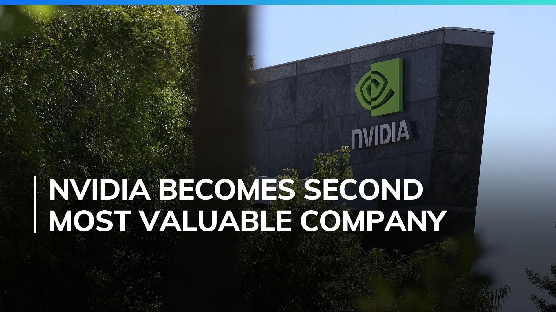Nvidia's m-cap hits $3 trillion; overtakes Apple as the second most valuable company in the world