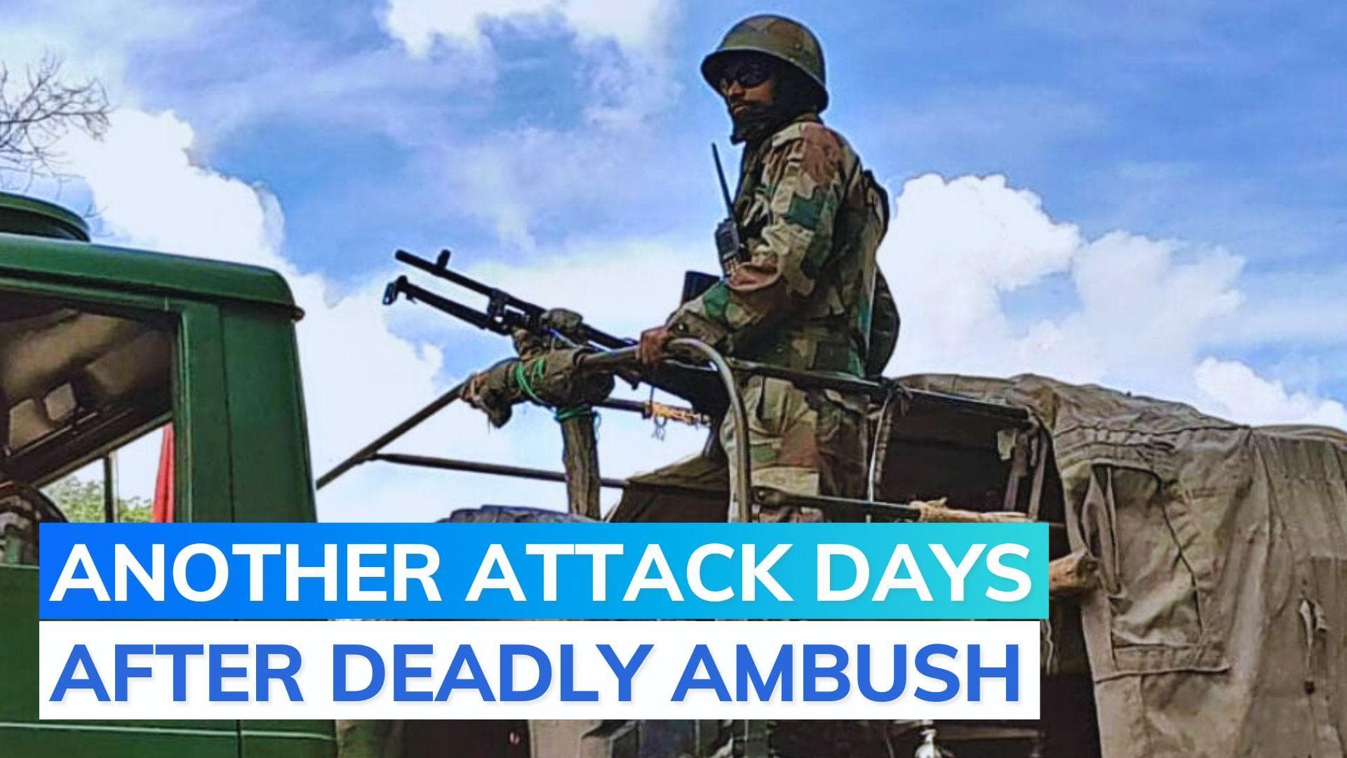 Soldiers' convoy attacked in Jammu and Kashmir's Poonch