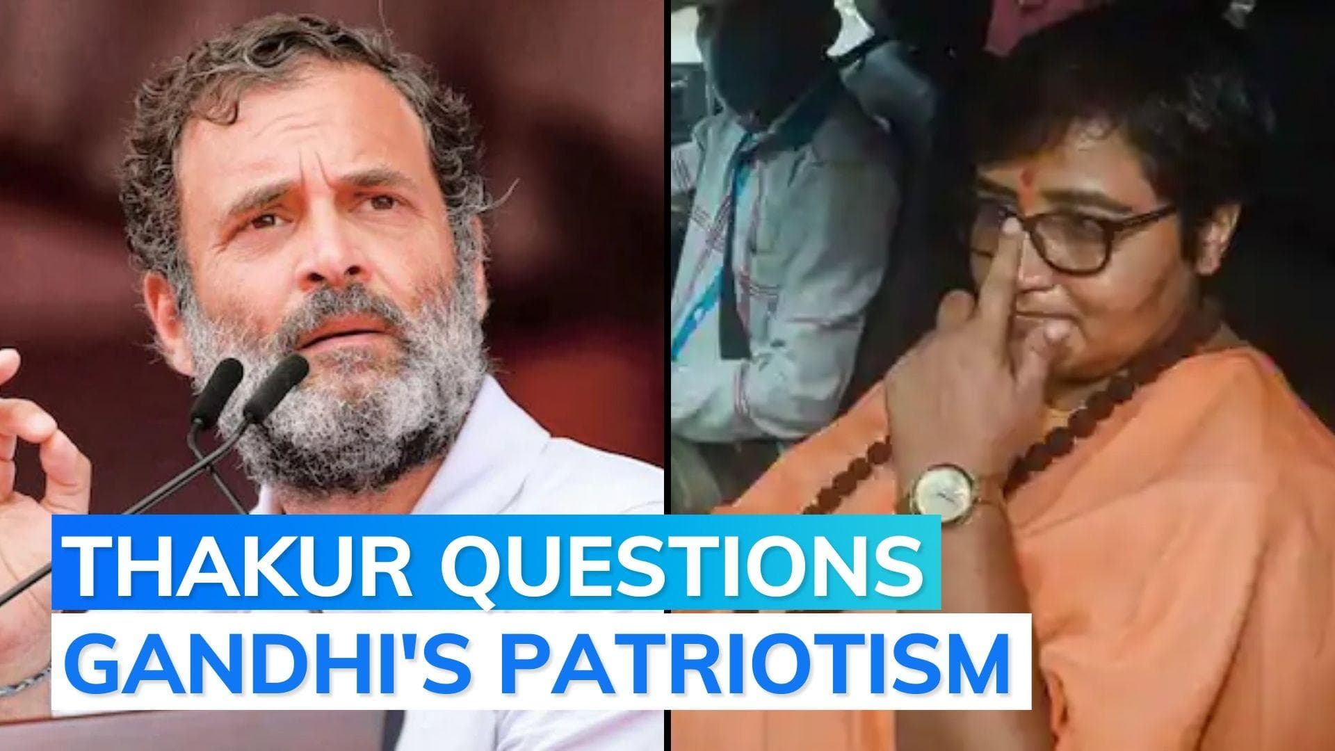 'Son born to a foreign woman...': BJP MP Pragya Thakur lashes out at Rahul for remarks in UK