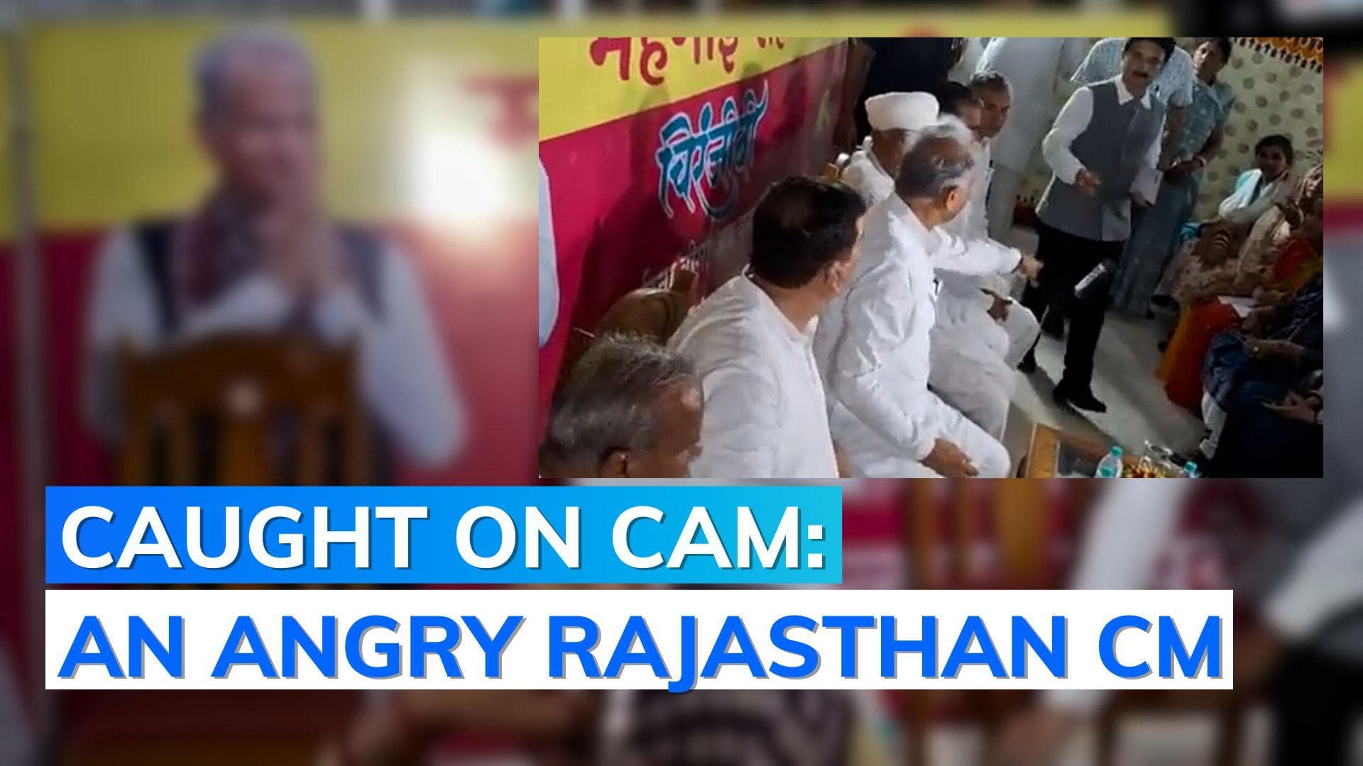 Ashok Gehlot throws mic at public event after it stops working: Viral video