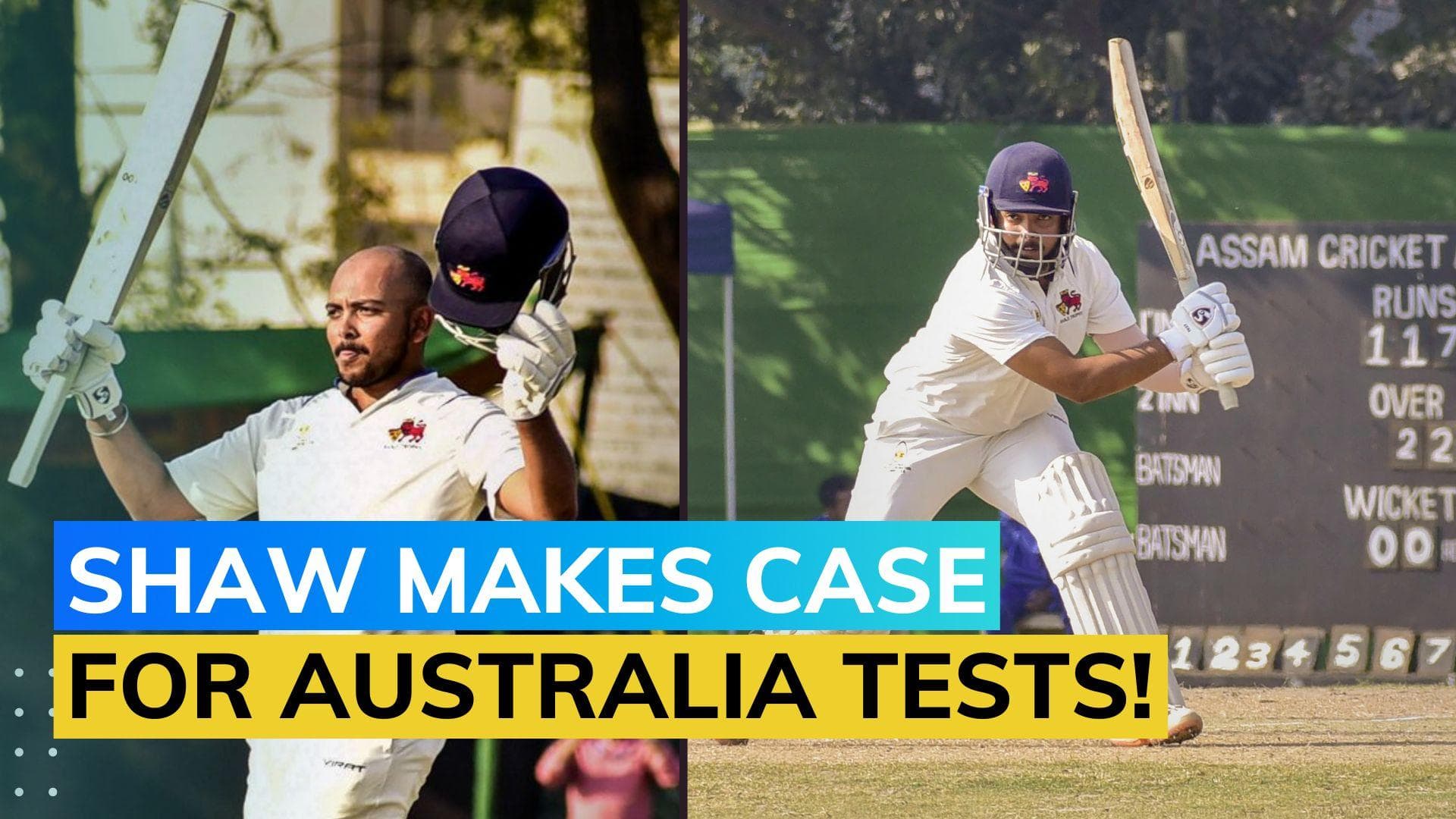 Ranji Trophy: Prithvi Shaw slams triple century against Assam