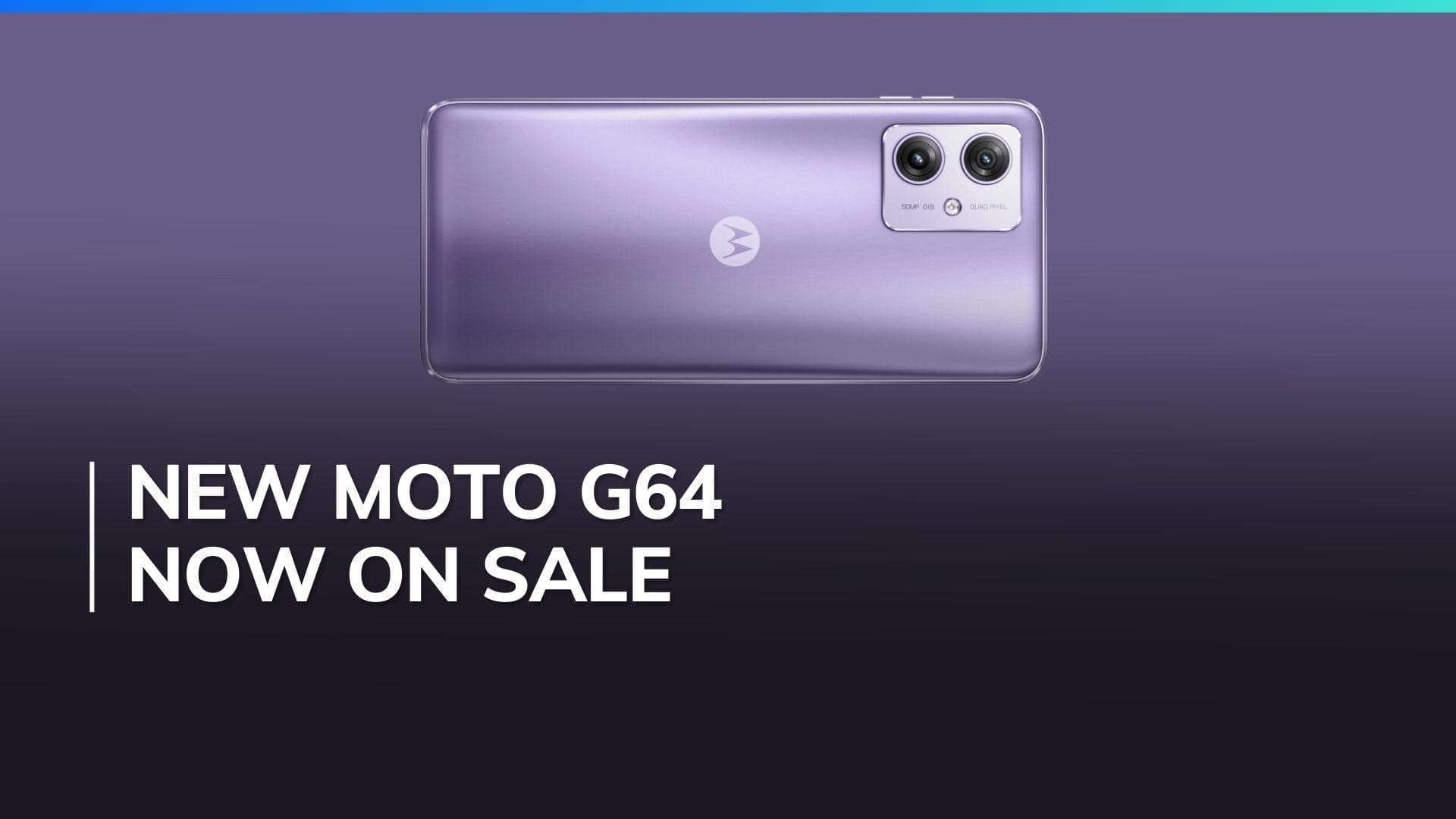 Moto G64 first sale in India today: Check price in India, launch offers, specs