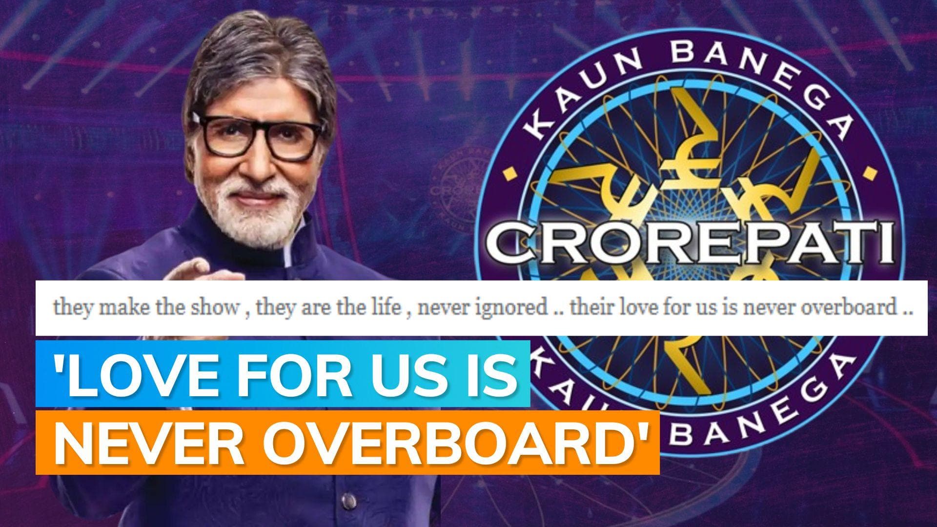 Wondering why Amitabh Bachchan runs on ‘Kaun Banega Crorepati’s set? Here’s what he said