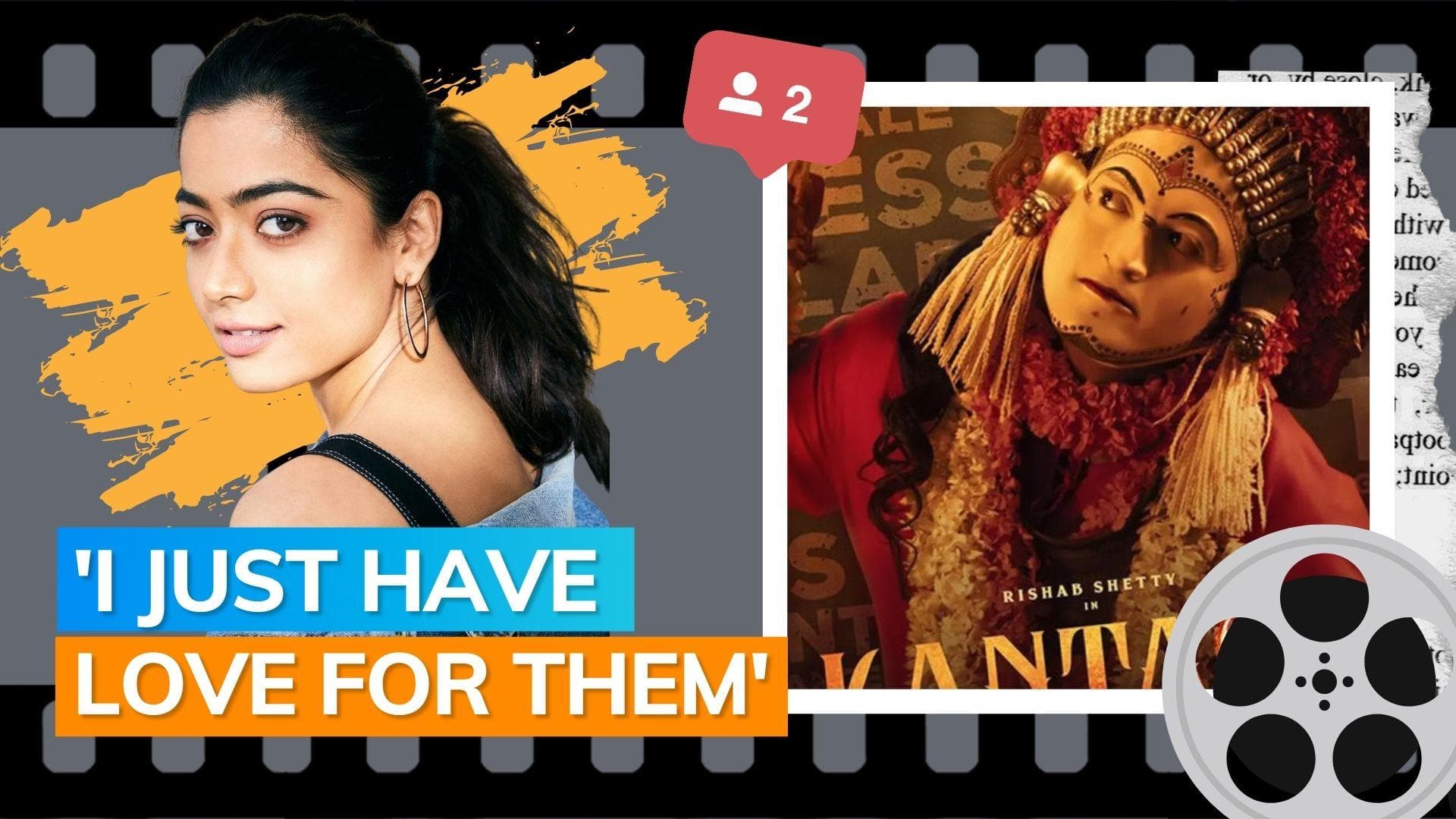 Rashmika Mandanna responds to trolls who mocked her for not watching ‘Kantara’