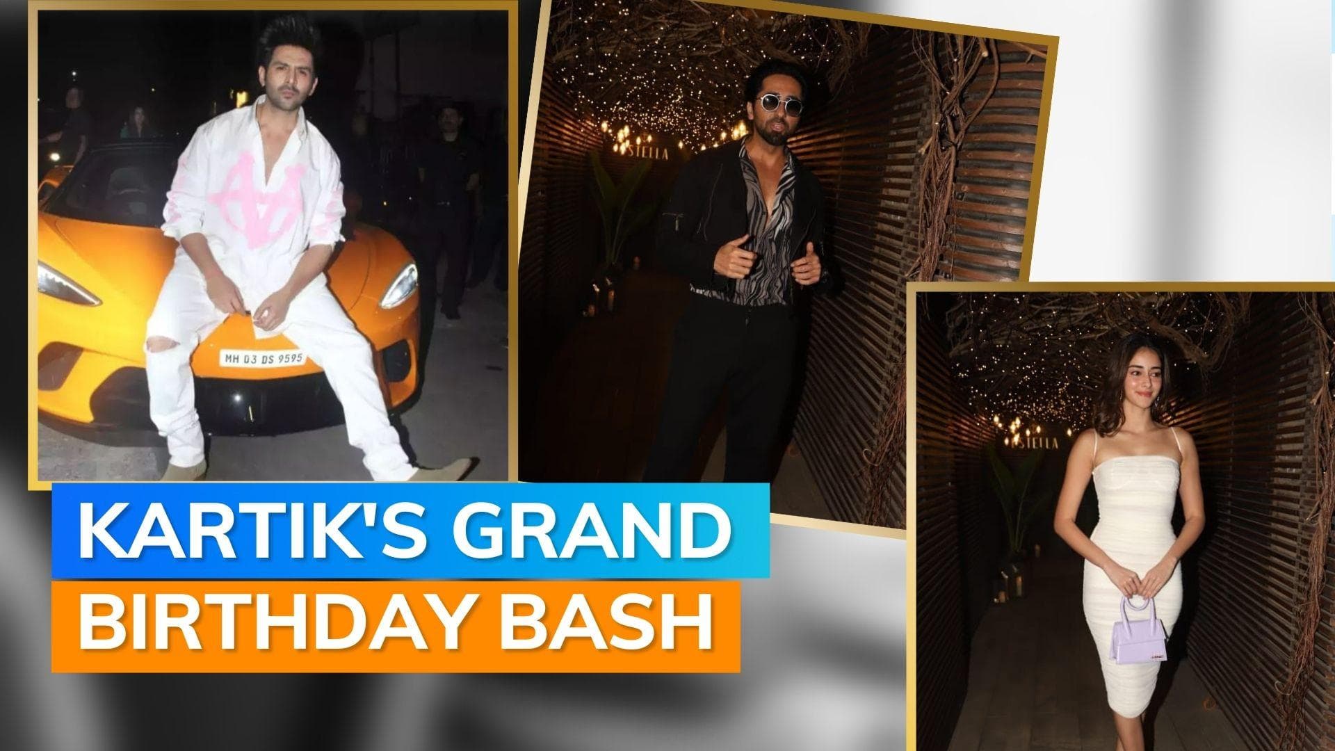 Kartik Aaryan’s birthday bash: Actor amps up style quotient; Ananya Panday, Disha Patani, & others attend