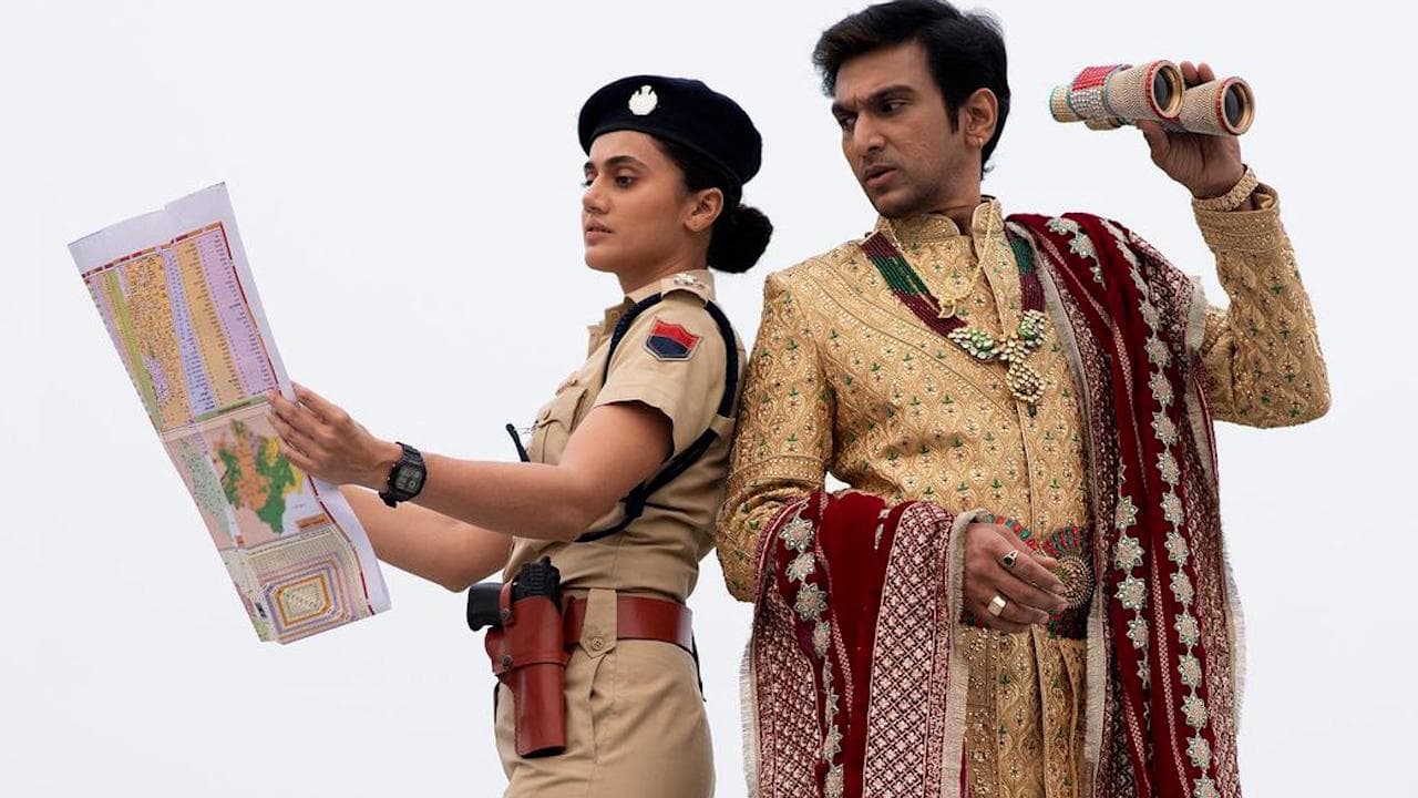 'Woh Ladki Hai Kahaan?' first look: Taapsee Pannu plays cop, Pratik Gandhi searches for his missing bride