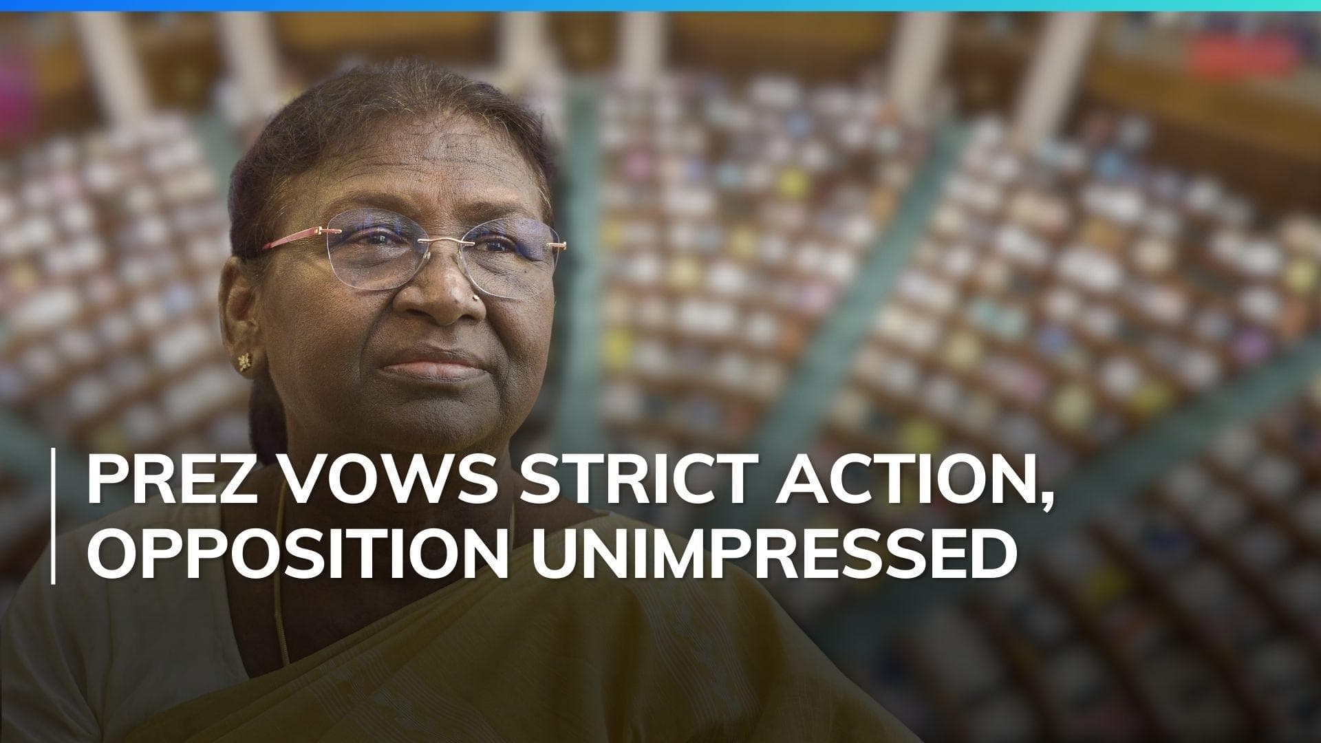 Opposition chants NEET slogans, President Murmu says rise above politics