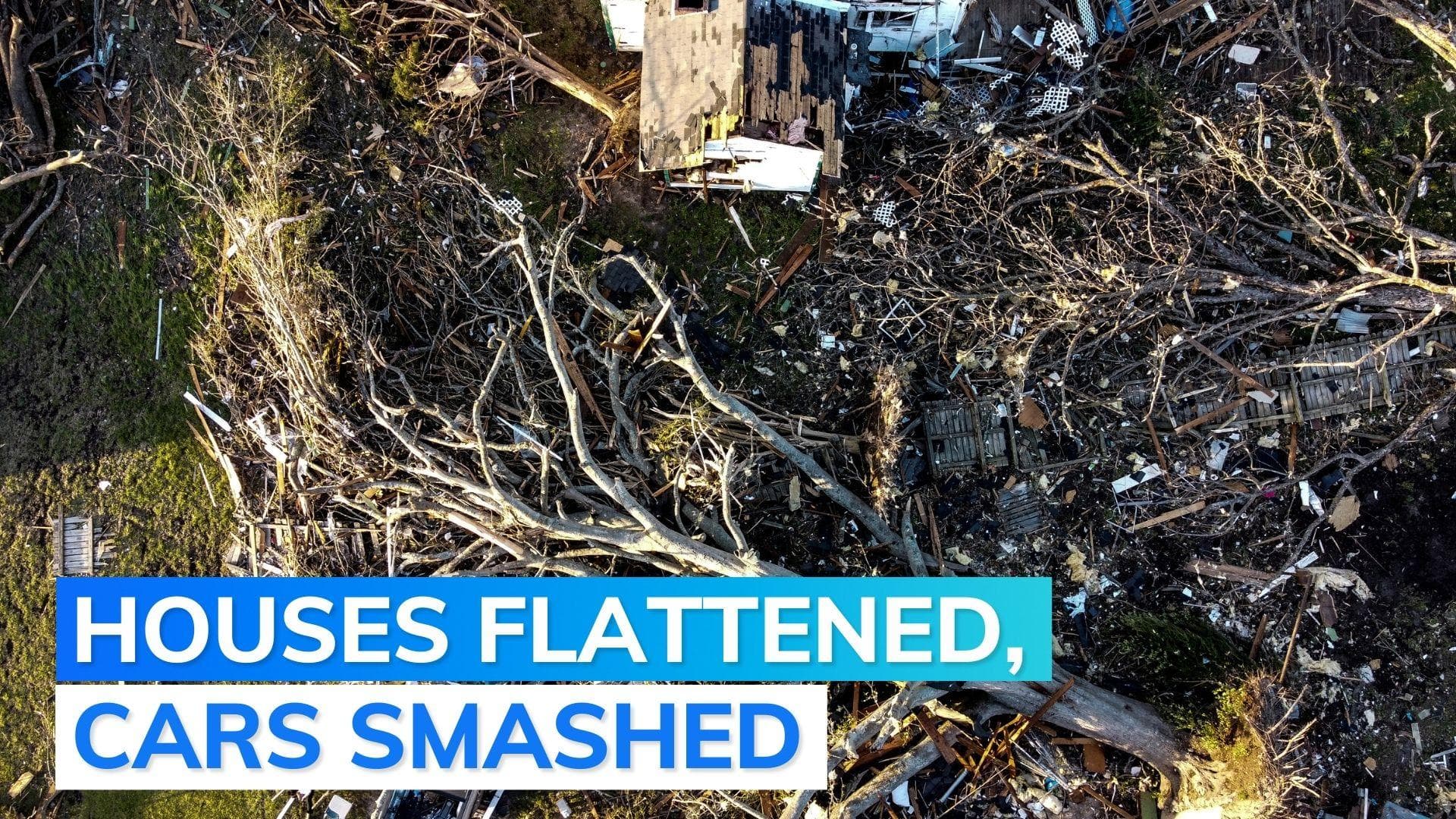 Storms wreak destruction in southern US, at least 26 killed