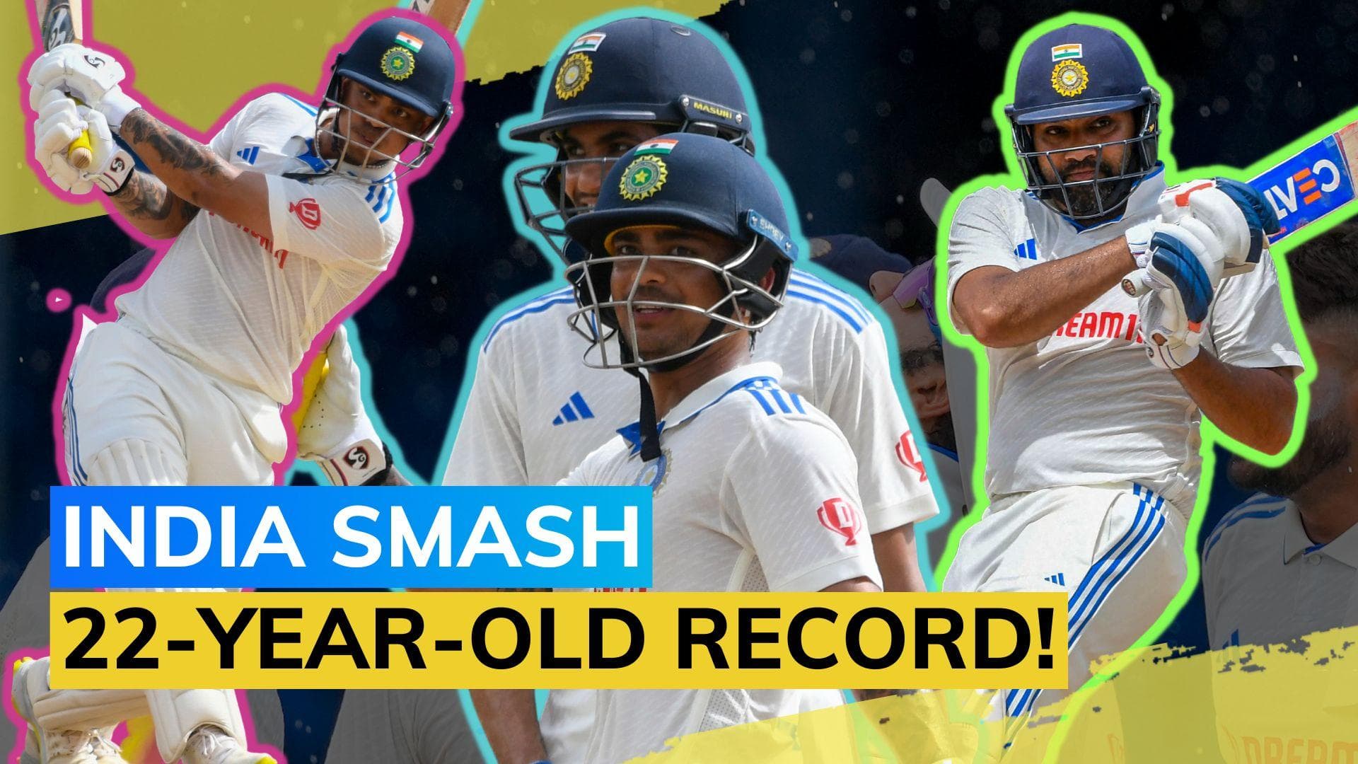 IND vs WI: India create new world record during their whirlwind second innings against West Indies