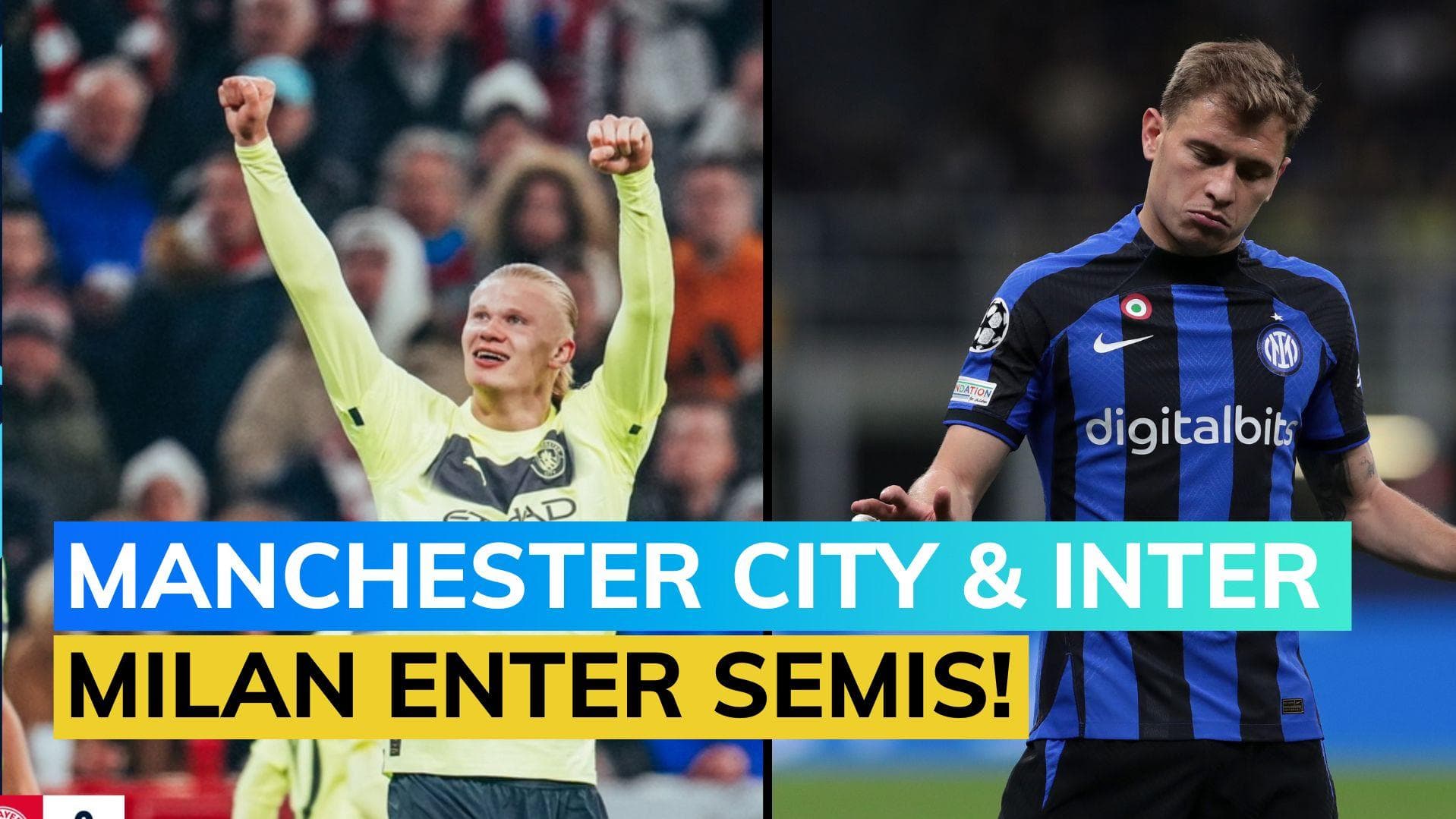 Champions League: Manchester City oust Bayern Munich; Inter Milan beat Benfica