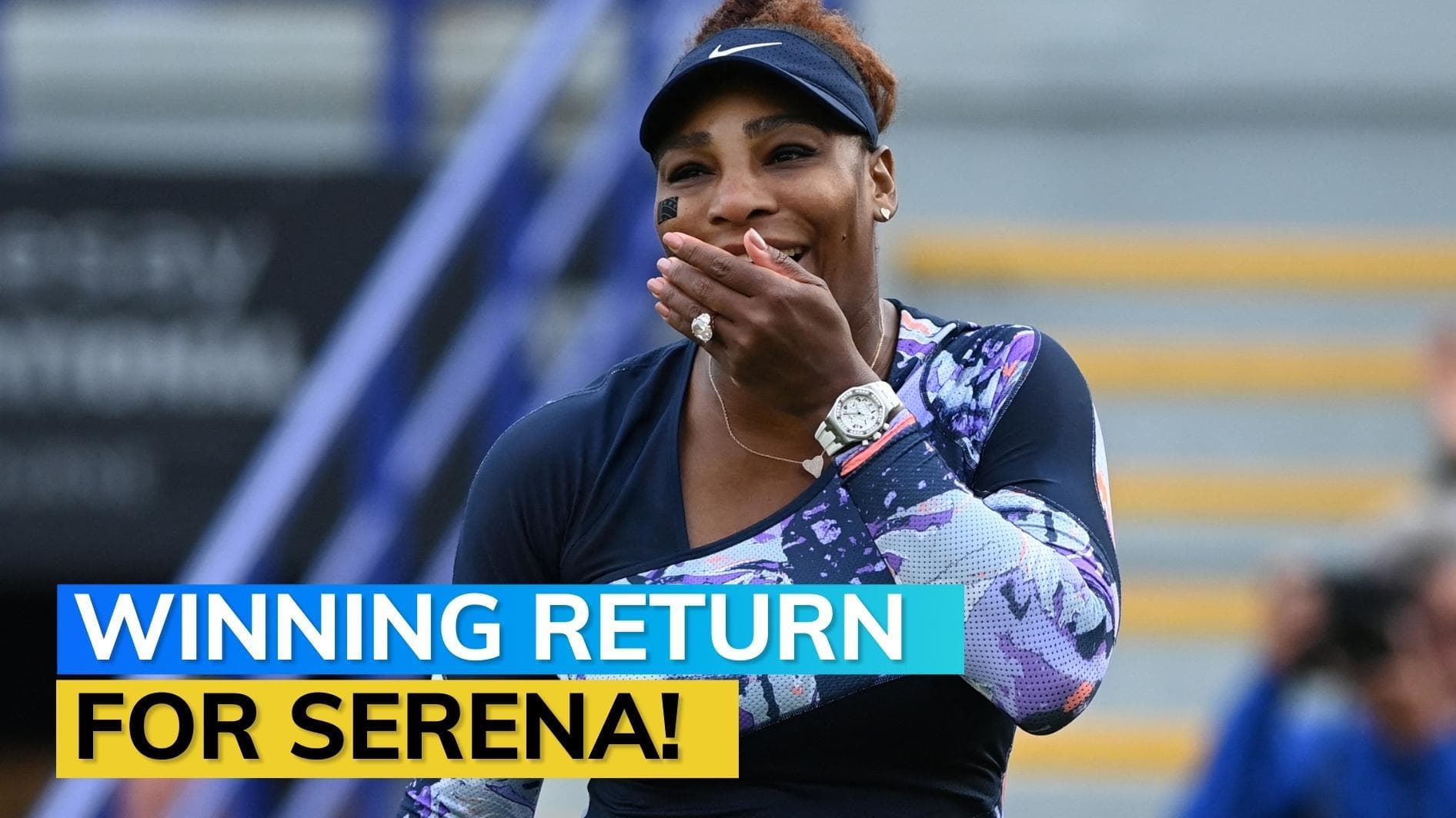 Watch! Serena Williams' winning return in Eastbourne International