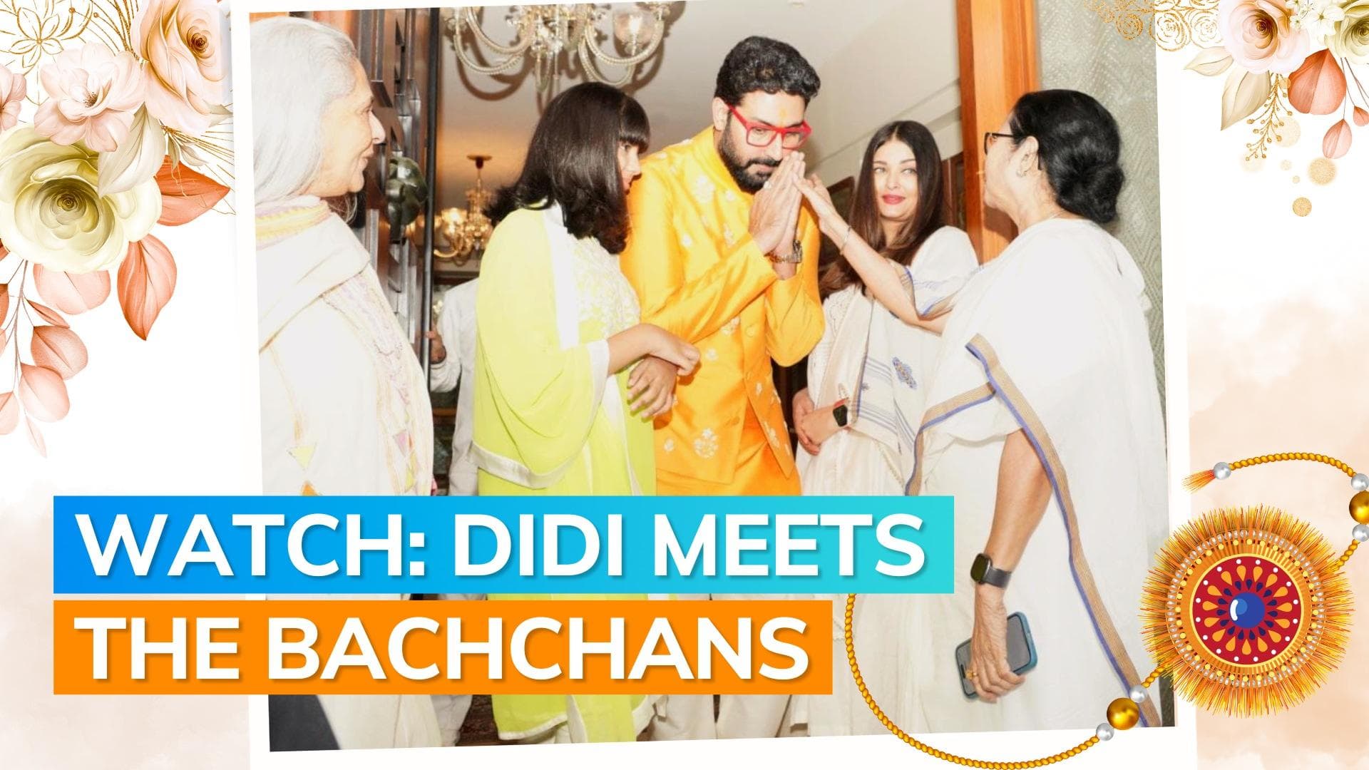 Mamata Banerjee ties rakhi to Amitabh Bachchan, calls him 'Bharat Ratna'