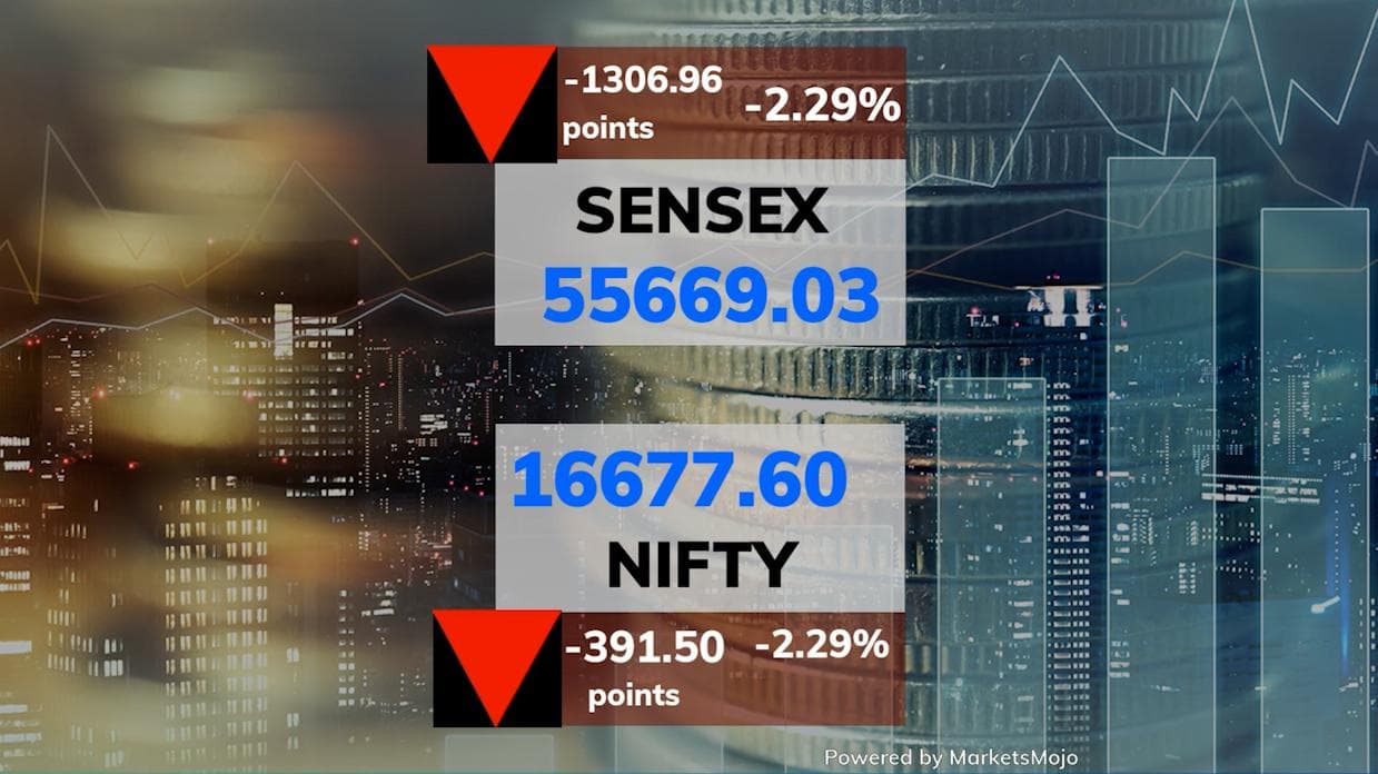 Share Market Update: RBI के फैसले से लाल हुआ शेयर मार्केट! सेंसेक्स में 1400 अंकों की बड़ी गिरावट