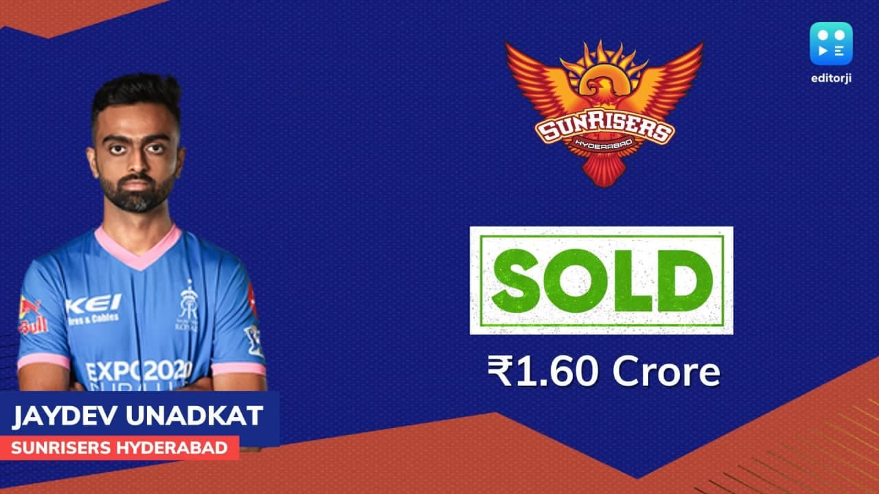 हैदराबाद के हुए जयदेव उनादकट हैदराबाद के हुए जयदेव उनादकट