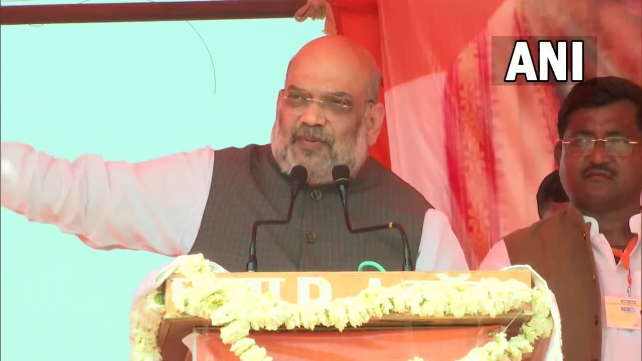 यूपी के बांदा में अमित शाह की चुनावी रैली यूपी के बांदा में अमित शाह की चुनावी रैली