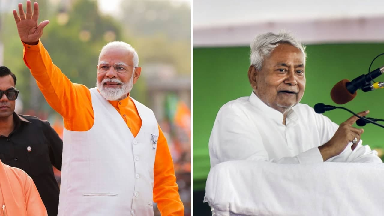 PM Modi-Bihar CM Nitish Kumar huddle in Delhi PM Modi-Bihar CM Nitish Kumar huddle in Delhi