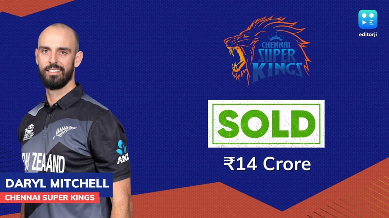 ऑक्शन में डैरिल मिचेल की हुई बल्ले-बल्ले
ऑक्शन में डैरिल मिचेल की हुई बल्ले-बल्ले