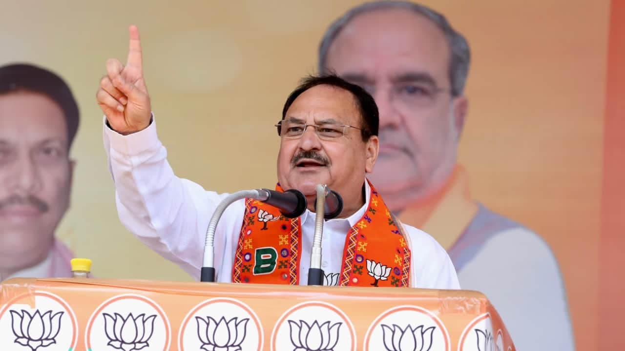 JP Nadda slams Congress JP Nadda slams Congress