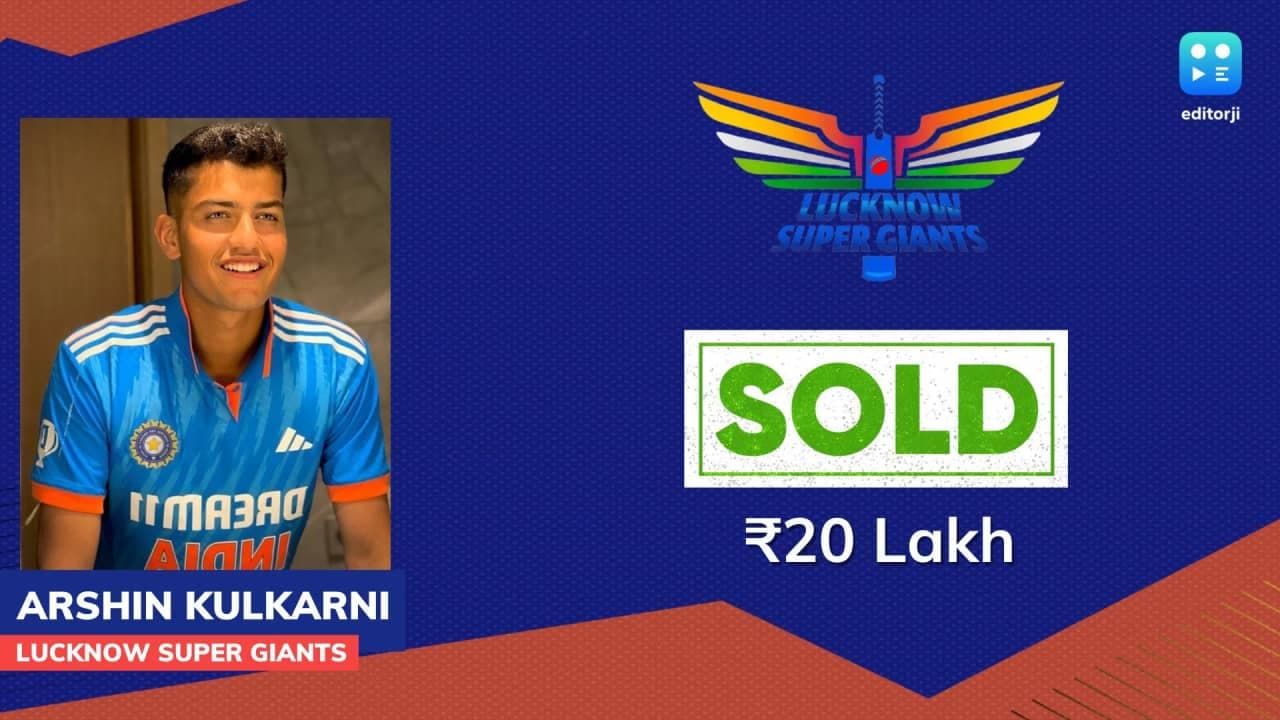 LSG में शामिल हुए अरशीन कुलकर्णी LSG में शामिल हुए अरशीन कुलकर्णी