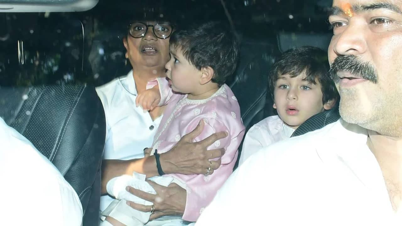 Ranbir-Alia Wedding: Taimur and Jeh deck up in kurtas Ranbir-Alia Wedding: Taimur and Jeh deck up in kurtas