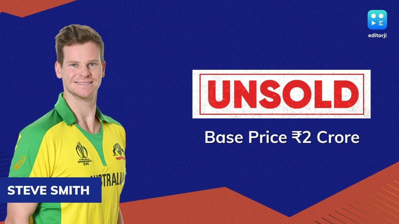 स्टीव स्मिथ, करुण नायर और मनीष पांडे को नहीं मिला खरीददार
स्टीव स्मिथ, करुण नायर और मनीष पांडे को नहीं मिला खरीददार