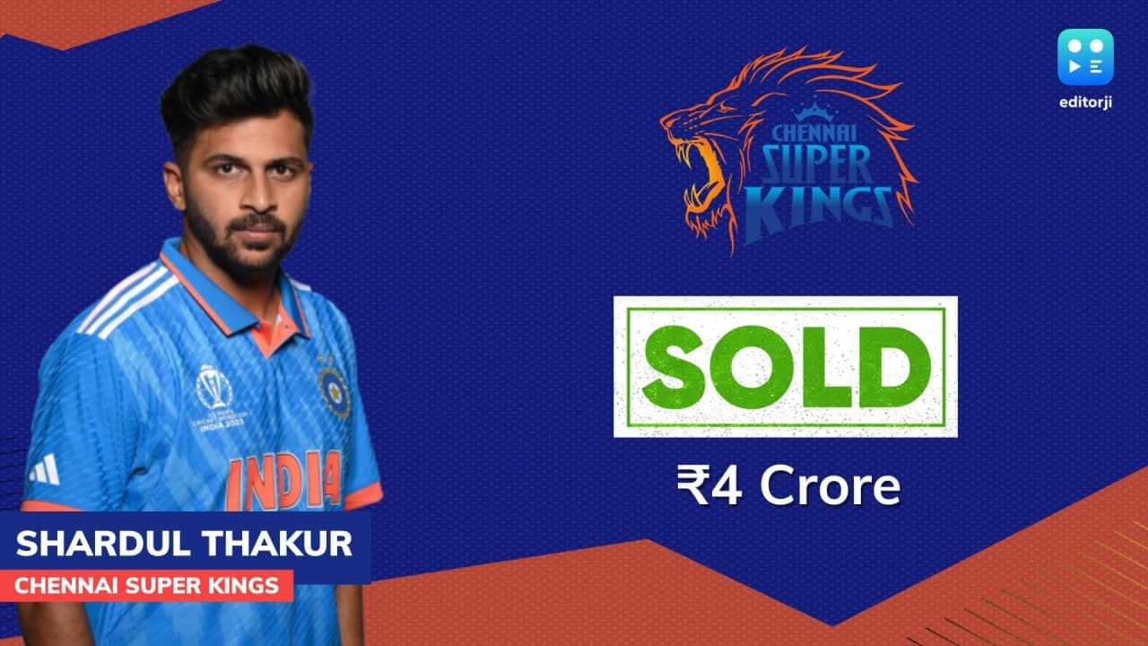 CSK में शार्दुल ठाकुर की वापसी, गुजरात में शामिल हुए अजमतुल्लाह
CSK में शार्दुल ठाकुर की वापसी, गुजरात में शामिल हुए अजमतुल्लाह