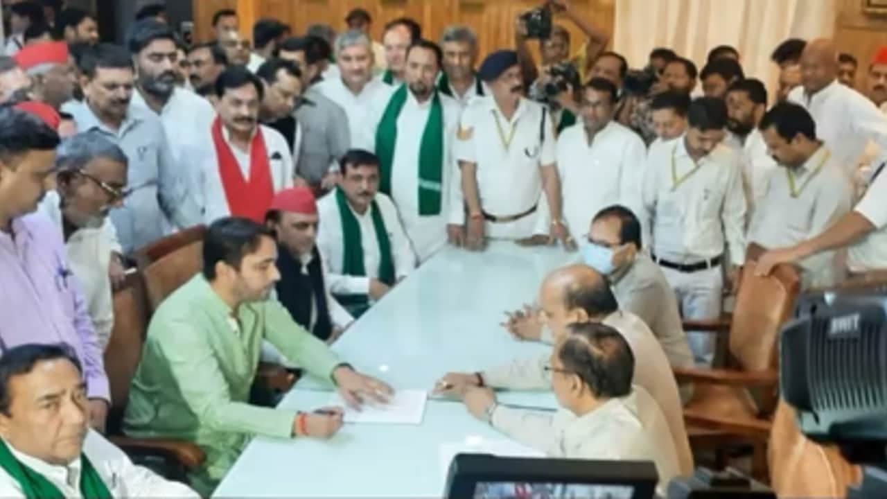 जयंत चौधरी का राज्यसभा के लिए नामांकन जयंत चौधरी का राज्यसभा के लिए नामांकन