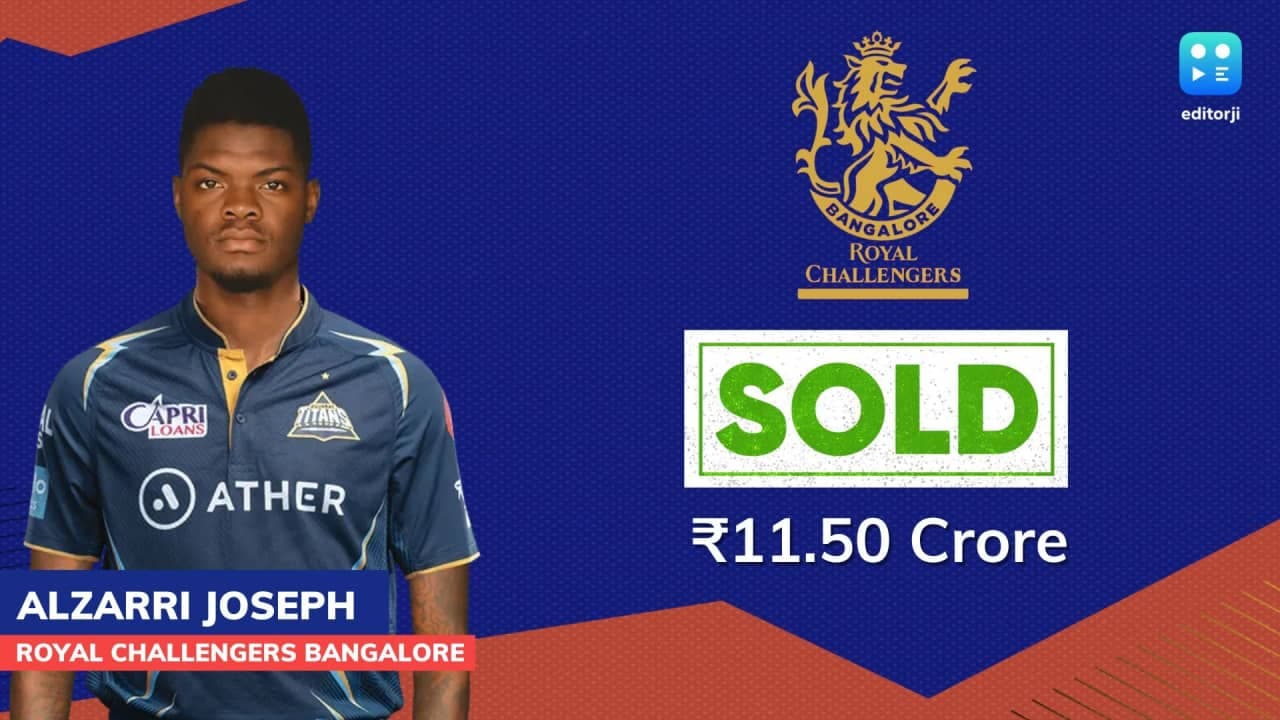 RCB टीम में शामिल हुए अल्जारी जोसेफ RCB टीम में शामिल हुए अल्जारी जोसेफ