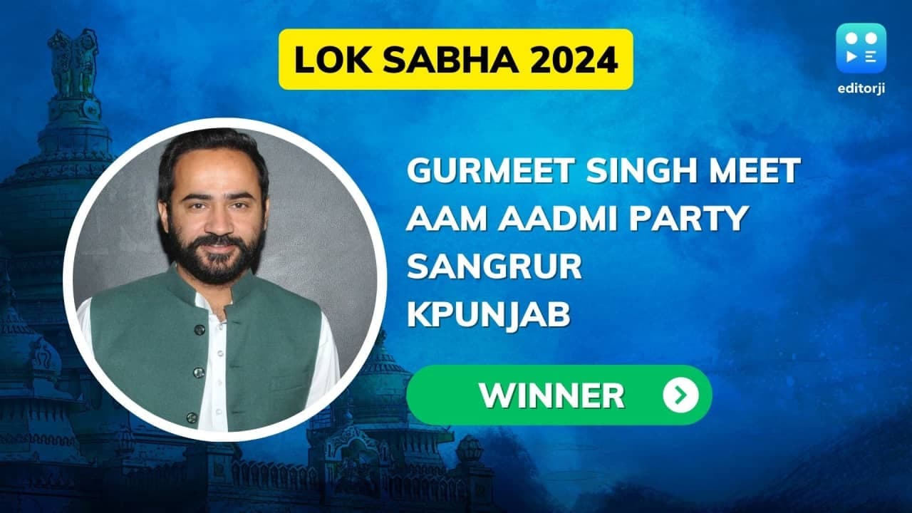 AAP leader Gurmeet Singh Meet Hayer wins from Sangrur, Punjab AAP leader Gurmeet Singh Meet Hayer wins from Sangrur, Punjab